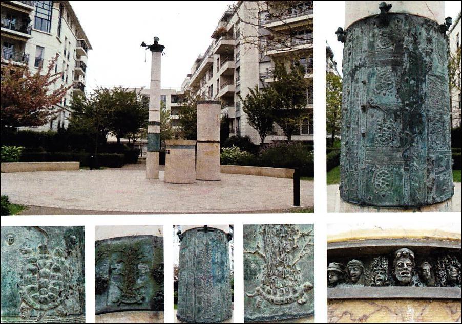 Sculptures avec tortues