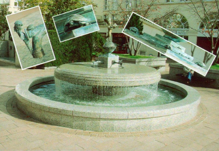 Sculptures avec tortues