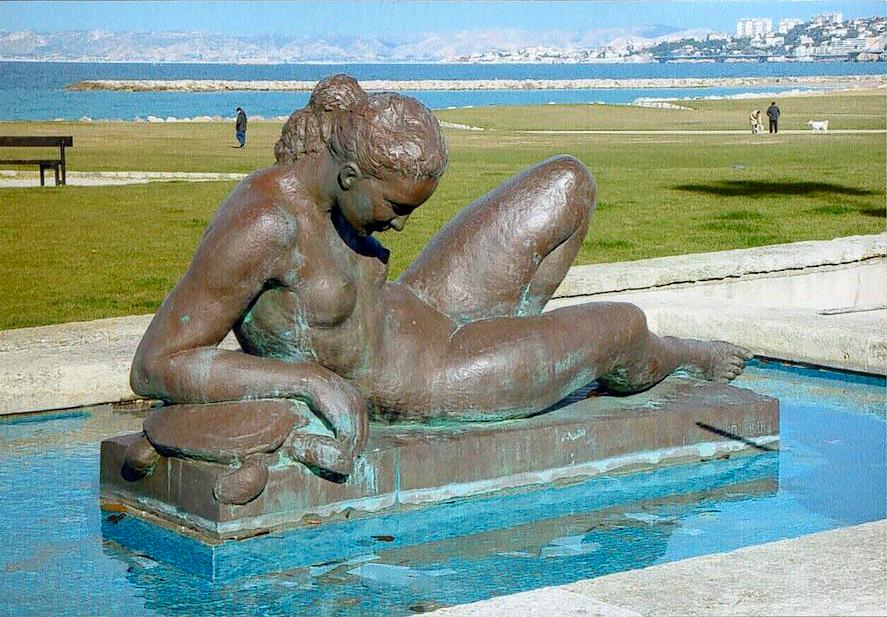 Art contemporain avec tortue