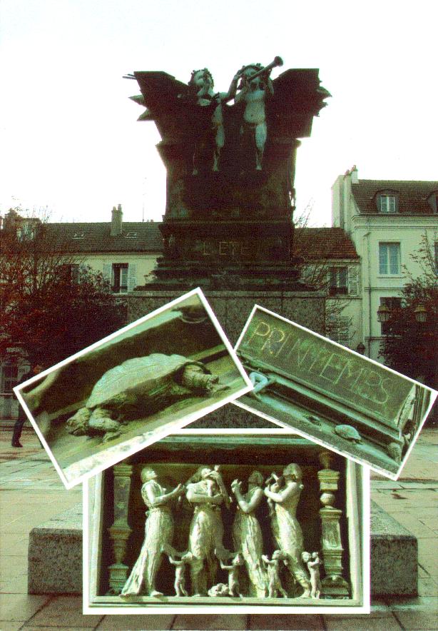 Sculptures avec tortues