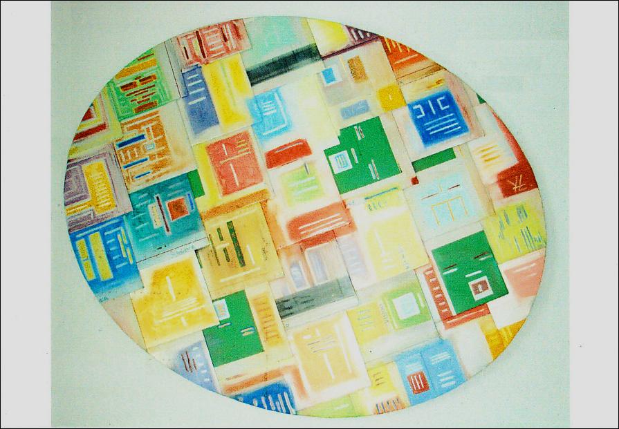 Art contemporain avec tortue