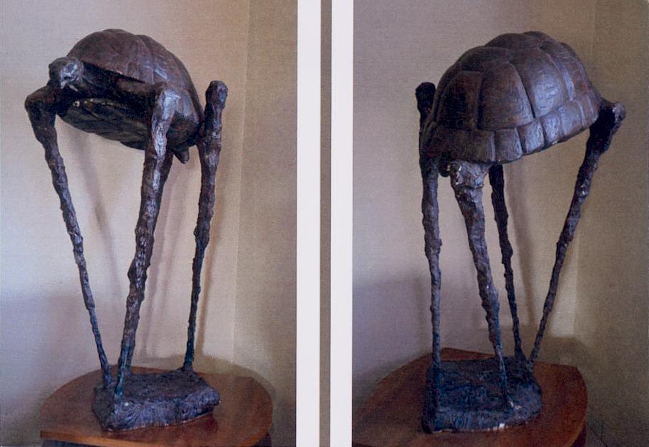 Sculptures avec tortues