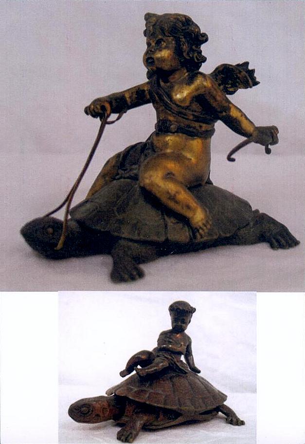 Sculptures avec tortues