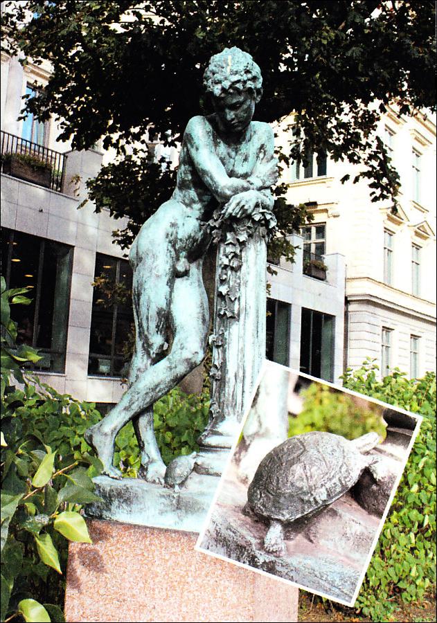 Sculptures avec tortues