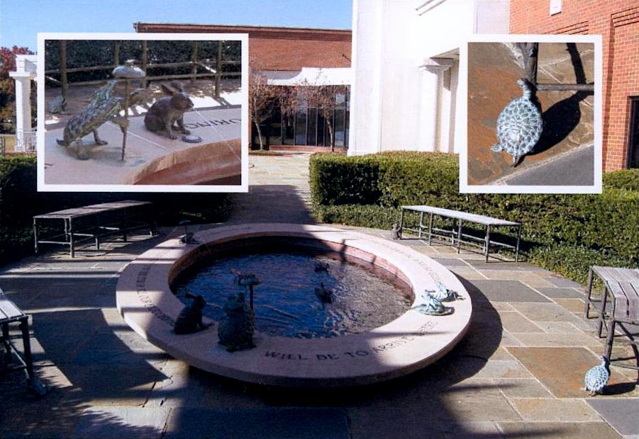 Sculptures avec tortues