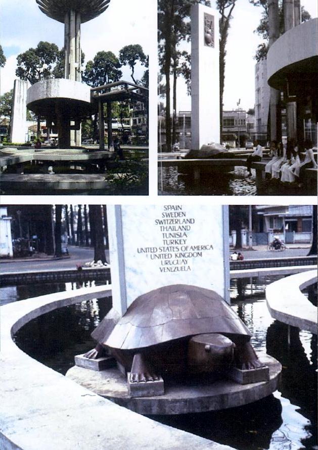 Sculptures avec tortues