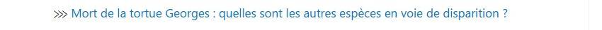 Article : mort de Georges.