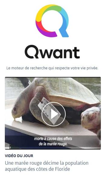 Moteur Qwant.